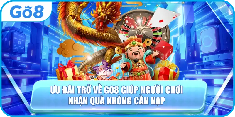 Ưu đãi trở về GO8 giúp người chơi nhận quà không cần nạp